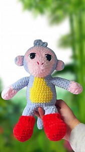 Boots Monkey Crochet Plushie - Etsy