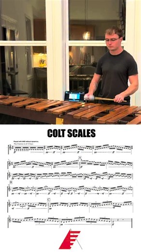 Nicholas Farris on Instagram: "how @dcicolts practice scales?!? packet compiled by @bmdubs51 and @meganhobbs25 ! this is one of my favorite scales exercises. love the length and variety of skill sets. hope you enjoy! video of the Colts Front Ensemble Colts Scales at 120bpm, played with @innovativepercussion mallets on a @coepercussion marimba and @tonalenergy metronome"