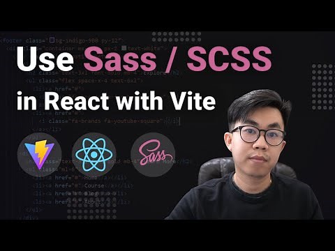 How to use Sass in React with Vite
