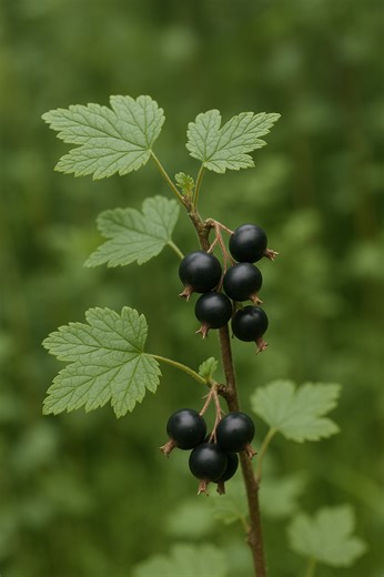 Wildflower.Minute | BloomEDU | American Black Currant (Ribes americanum). A compact, deciduous understory shrub 0.5–1.5 m tall, often multi‑stemmed and forming loose... | Instagram