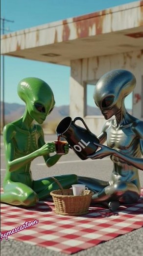 Alien couple teatime #shortsviral #alien #funny