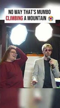 no way that's mumbo climbing a mountain 😭