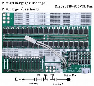 [Hot Item] Long Life 4s LiFePO4 12V 100ah 200ah Battery BMS