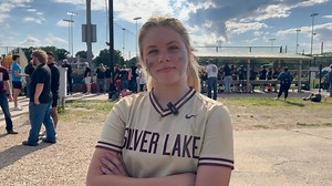 Silver Lake (3A🥎24-6) wins over Wichita-Trinity Academy in 9 innings, 2-0. Kendra Cook with clutch hits and a complete game shutout with 14 strikeouts. Kailyn Hanni also with 3 hits and one of the clutch RBIs, other RBI came from Savanah Wende. Silver Lake will play Burlington or Jefferson West in the semifinals tomorrow. #sportsinkansas | Sports in Kansas