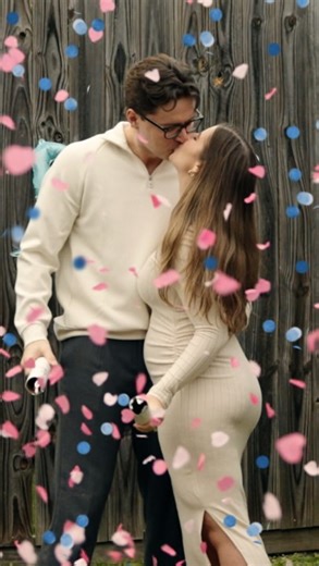 Kirby Kelly 🕊️✨🌿 on Instagram: "BABY KELLY IS A… full video is up on YT 🩵✨🩷 #firsttimemom #genderreveal #pregnancy"