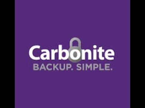 Restore from Carbonite Backup drive