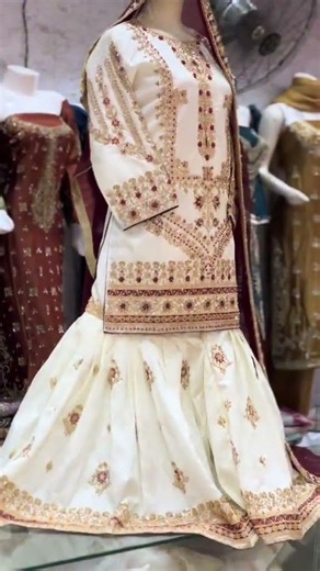 Luxury Pakistani Bridal Sharara Suit Design 2026 ✨ | Premium Wedding Wear