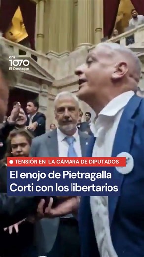 La BRONCA de Pietragalla Corti por la Ley de Glaciares: "Me dan ganas de romperles la cara"