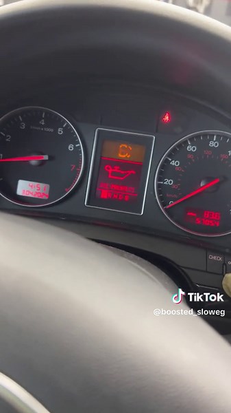 How too reset oil loght on 2004 audi a4 quattro