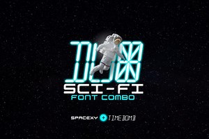 Sci-fi Font Collection, a Font by Knockout Prezo