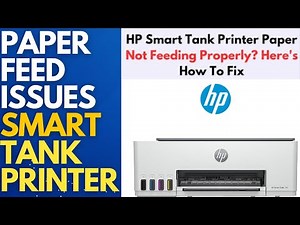 How to Fix Paper Not Feeding Properly or Paper Jam in HP Smart Tank and Deskjet Printers