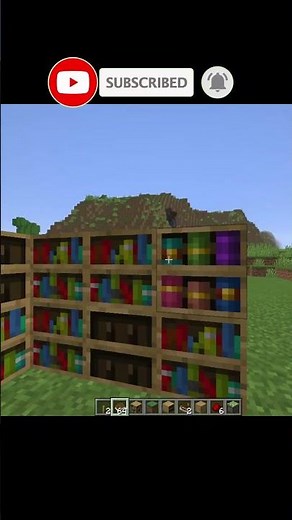 Pull The Book and The Door Opens 😱 | Minecraft Hidden Base