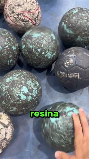 How handball balls are cleaned 🤾‍♂️🟢