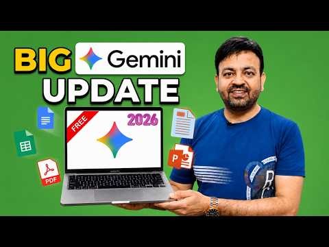 Gemini Now Creates PDFs, Docs, Sheets, Word, Excel, PPTs, Google Slides (2026)