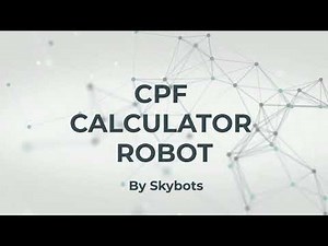 CPF Calculator robot