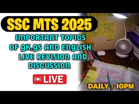 SSC MTS 2025 live revision ( ECONOMICS ) #ssc #sscmts #sscexams #live