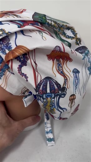 Colorful Scrub Cap: Ocean Melody Medical Hat - Surgical Euro - Etsy