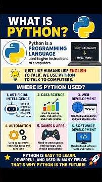 Python in 1 Minute ⏱️ | What is Python + Where It is Used!?