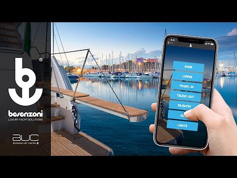 Besenzoni Unit Control & App Besenzoni Control Device to operate your gangway for yacht & superyacht