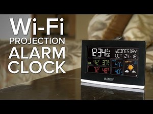Wi-Fi Projection Alarm Clock With AccuWeather Forecast