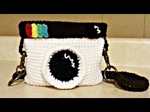 How to Crochet a bag tutorial - camera case