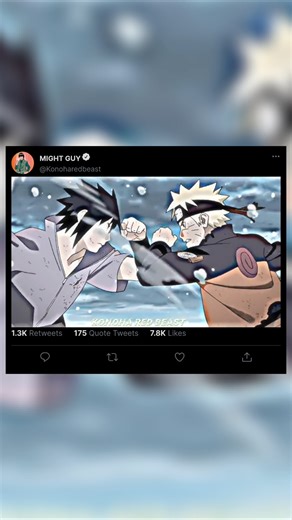 Naruto and Sasuke fight Final valle 🤯🚀📉