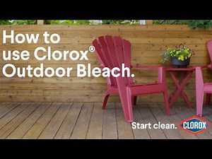 How to Use Outdoor Bleach: Cleaning Tips