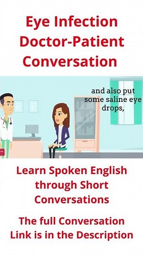 Eye Infection Doctor Patient Conversation || Easy English Conversation