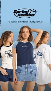 Spring Season🌸 Llená el carrito con lo nuevo de Rusty y llevate todo en 6 cuotas sin interés. ¡No dejes pasar la nueva ola! 🌊 | Rusty Argentina