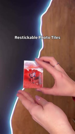 New product alert!! 🚨 We are so excited to launch our brand new custom Restickable Photo Tiles! These modern, lightweight tiles come with a special adhesive backing that lets you stick, remove, and restick them over and over—without damaging your walls or other surfaces. Comment TILES to shop!
