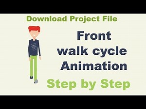 Front walk cycle Animation Tutorial using After Effects Part - 2