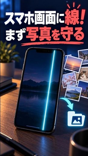 [Lines on Your Phone Screen] If It Still Works, Save Your Photos First | Check This Before Repairing