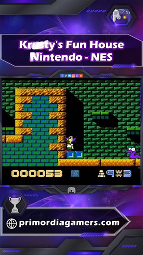 1.7K views · 12 reactions | 嵐 Krusty’s Fun House (NES, 1992) te lanza...