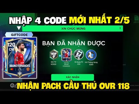 Nhập 4 Code FC Mobile VN Mới Nhất Nghỉ Lễ 02/05 Nhận Vé Quay FC Và HH Thăng Hạng, Pack Cầu Thủ TOTS