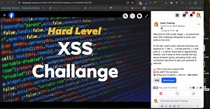 1.2K views · 25 reactions |  Revealing the Perfect Solution to My Hard-Level XSS Filter Bypass Challenge!   Almost everything was stripped – scripts, events, javascript URIs, even spaces and slashes! ⚔️ And Still... They Beat It! Using a beautifully obfuscated payload like: Bypass payload= <svg%09onload="location=%27j\x61vascript:prompt\x2845\x29%27" hey bypassed everything and got the XSS to execute successfully! | Hack Training | Facebook