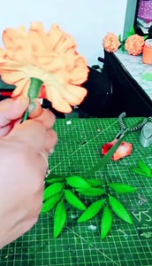 21K views · 387 reactions | Tutorial Flor de Cempasuchil. | Mundo floral de foami | Facebook