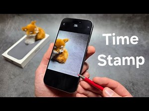 iPhone 17 / 17 Pro - How to Add Date & Time Stamp on Photos