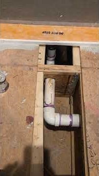 How to install a linear drain attached to the wall (Schluter)