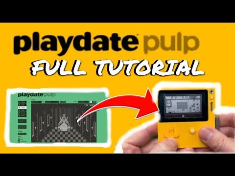 How to make a video game NO experience for FREE | Playdate pulp tutorial | Playdate console games