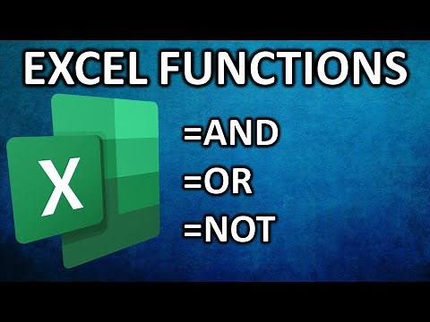 AND, OR, NOT Functions in Microsoft Excel