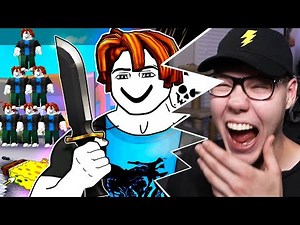 Reacting to BUUR ROBLOX Murder Mystery 2 BACON Funny Moments 3 (MEMES)