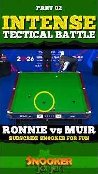 Intense tectical battle - part 2| #shorts #youtubeshorts #trending #snooker #ding #juddtrump #ronnie