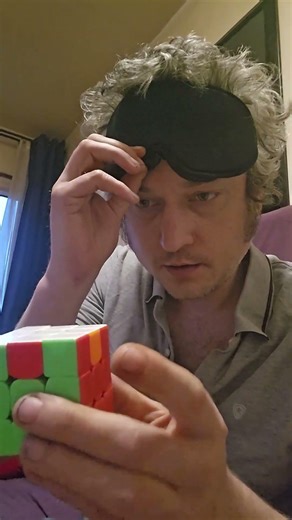 Rubistreet : Exemple de l'algorithme U à l'aveugle.