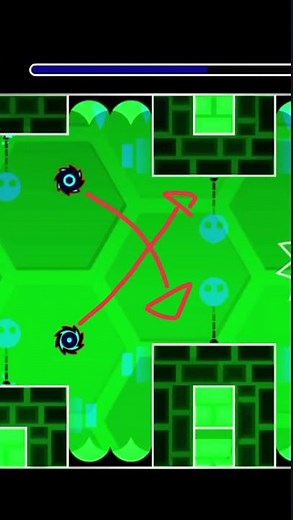 Tutorial fácil de hexagon force Geometry Dash #geometrydash
