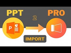 How to Import PowerPoint presentation into Propresenter 7