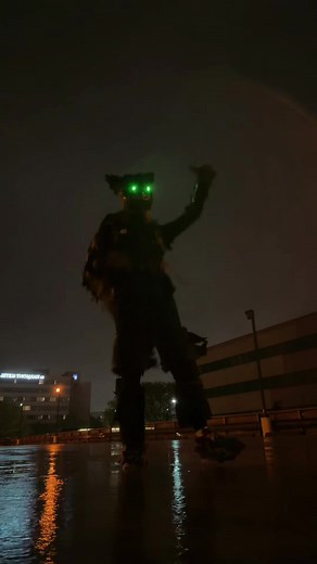 Deku Cosplay Dance in the Rain — Vigilante Deku Performance