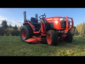 How to remove mid mount mower deck on Kubota b2630 tractor: and some dad advice