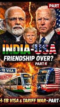 India-USA Friendship Over? H-1B Visa & Tariff War (Part 4)#3danimation #3dvisualization #facts