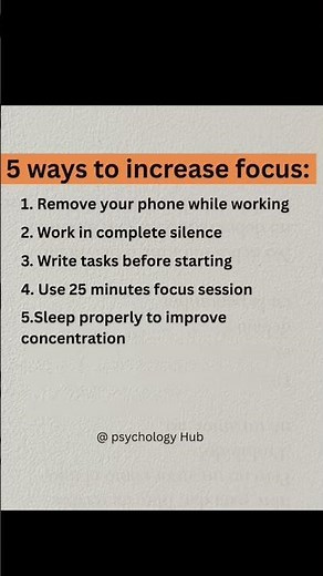 Boost Your Focus: 5 Simple Ways to Improve Concentration