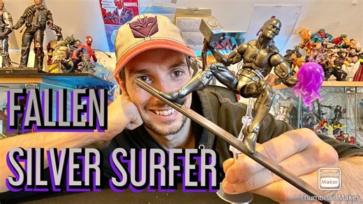 Fallen Silver Surfer Marvel Legends Review